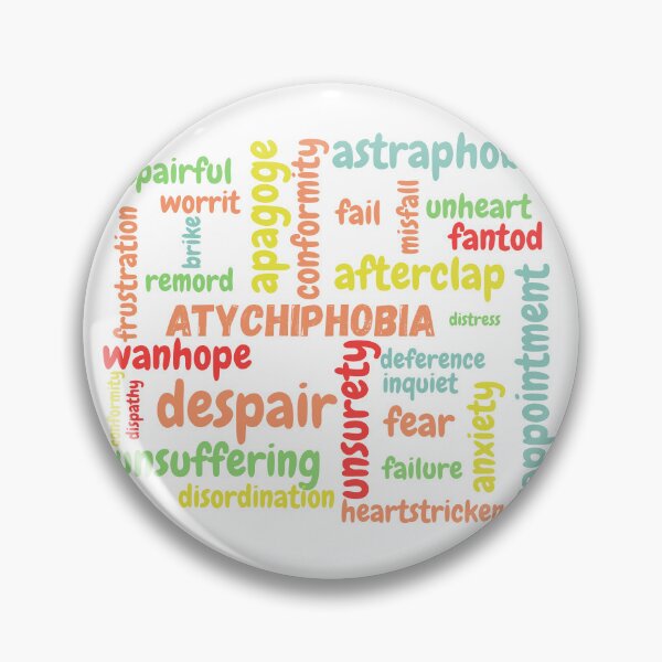 Item preview, Atychiphobia Distress cool design  designed and sold by Artista-shop.