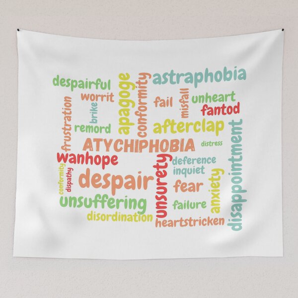 Item preview, Atychiphobia Distress cool design  designed and sold by Artista-shop.