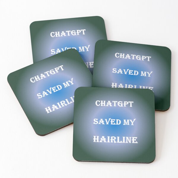 Item preview, AI and ChatGPT is my Hear for  hairline designed and sold by TechsQuickArt.