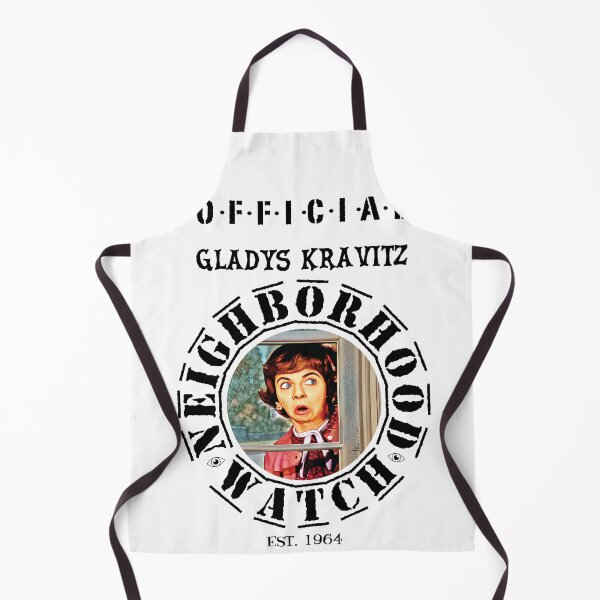 Item preview, "OFFICIAL" Gladys Kravitz Neighborhood Watch - Whimsical Bewitched Fan Art designed and sold by Voodoo Catdaddy .