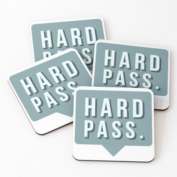 Item preview, Hard Pass Speech Bubble designed and sold by MxA19.