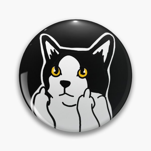 Item preview, We only flip off the cat designed and sold by Itsmrspockets.