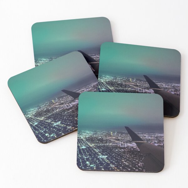 Item preview, Minneapolis Airplane Night Sky Window View designed and sold by madeadventurous.