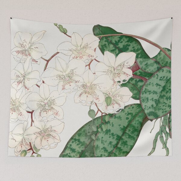 Item preview, Vintage Japanese Moth orchid flower fine painting for home decoration. designed and sold by paulo silveira.