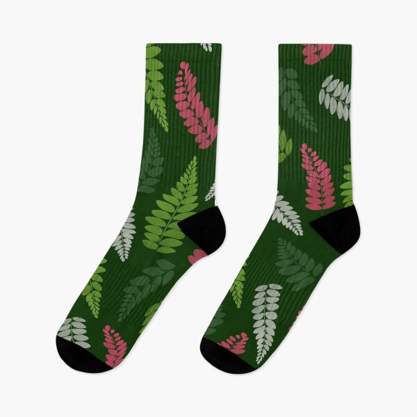 Item preview, Ferns Patterns | Green Pink | designed and sold by Wintre2.