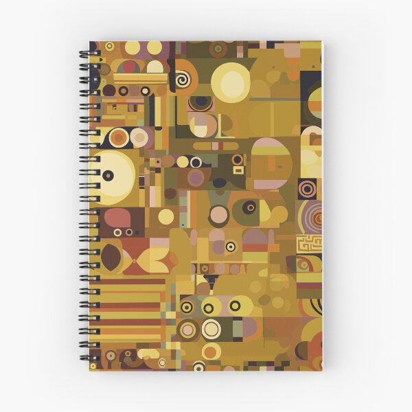 Item preview, Opulencia nocturna: abstracto inspirado en Klimt en tonos más oscuros designed and sold by TopArtsy.
