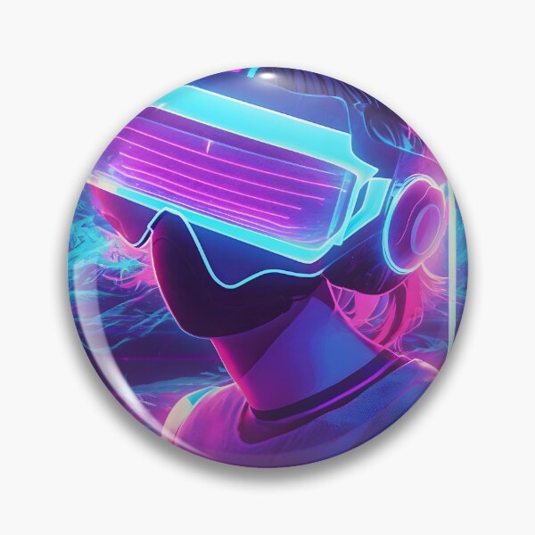 Artikelvorschau, Synthawave VR entworfen und verkauft von dotperinchart.