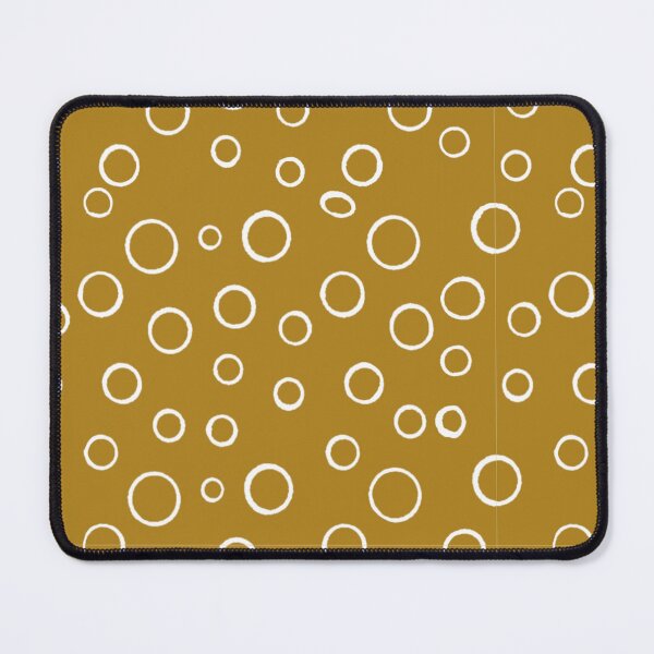 Item preview, Mustard yellow hollow bubble dots designed and sold by paulabidiman.