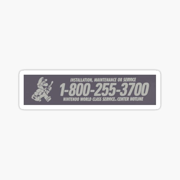 Nintendo World Class Service Sticker