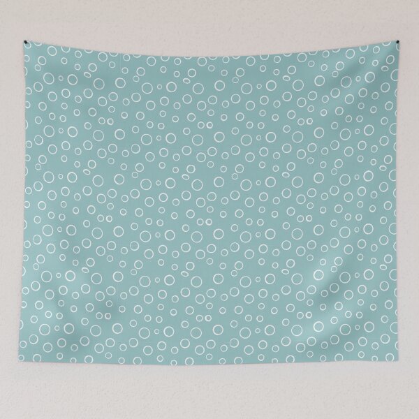 Item preview, Light Blue Hollow Bubble Dots designed and sold by paulabidiman.