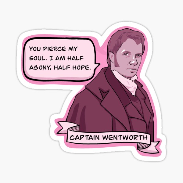 Captain Wentworth Quotable Sticker