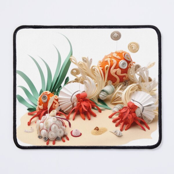 Item preview, Paper Quilled Sand Crabs at the Beach designed and sold by Matt's Artificial Nature.