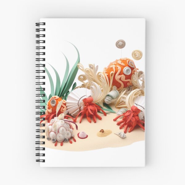 Item preview, Paper Quilled Sand Crabs at the Beach designed and sold by Matt's Artificial Nature.