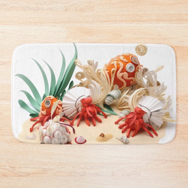 Item preview, Paper Quilled Sand Crabs at the Beach designed and sold by Matt's Artificial Nature.