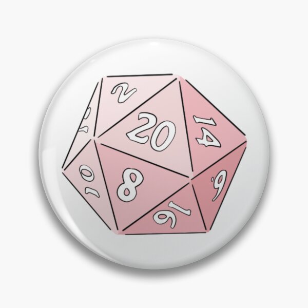 Item preview, Pink D20 Dice designed and sold by pkwoodworth.