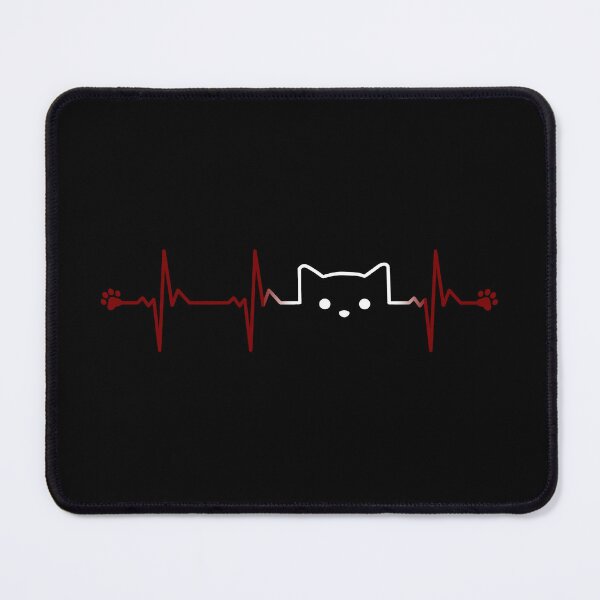 Item preview, Heart Beat Cat T-shirt for Women, ECG Heartbeat Pet TShirt Gift for Cat Lovers, Heart Pulse Tee Top for Her / Him, Cat Mom Shirt, Veterinary designed and sold by CanOpnrsNation.
