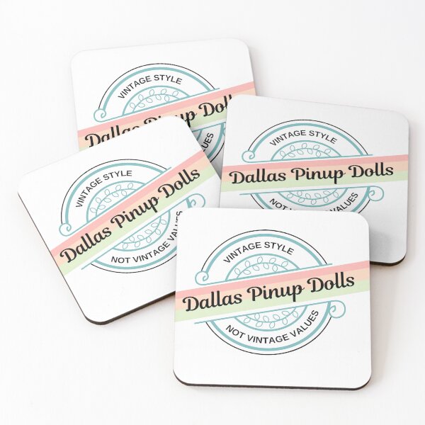 Item preview, Dallas Pinup Dolls Text Logo - Light Background designed and sold by DallasPinupDoll.