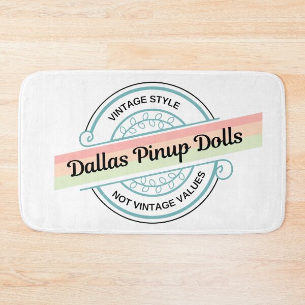Item preview, Dallas Pinup Dolls Text Logo - Light Background designed and sold by DallasPinupDoll.