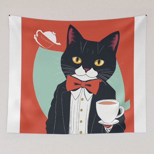 Item preview, Coffee Time Cat designed and sold by SnugBugsGaming.