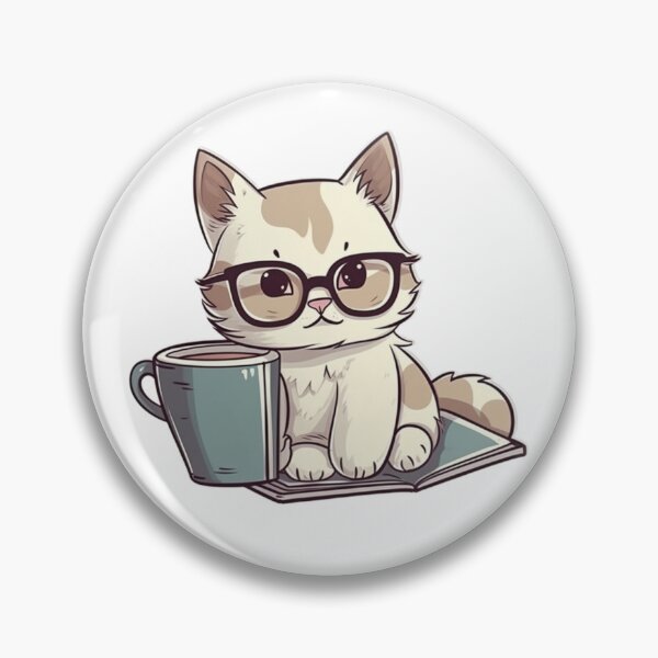 Item preview, Cute Cat Sticker designed and sold by HandCraftedArt.