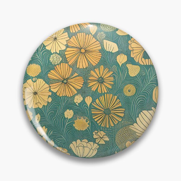 Item preview, Yellow Floral Design designed and sold by CaptnShirts.