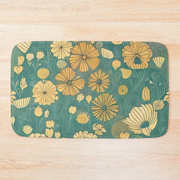 Item preview, Yellow Floral Design designed and sold by CaptnShirts.