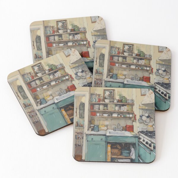 Item preview,  "Cozy home kitchen ambiance" designed and sold by ChromaChameleon.