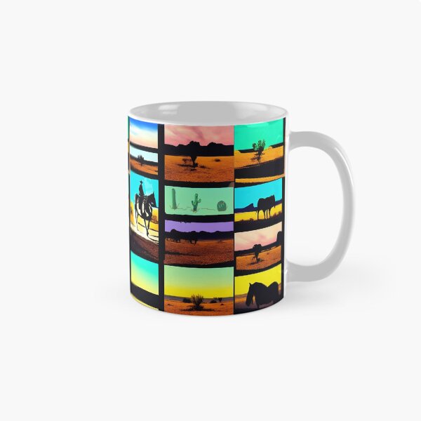 Item preview, Cowboy Western Cactus Arizona Horses West Southwestern Pop Art Gift designed and sold by Anticulture.