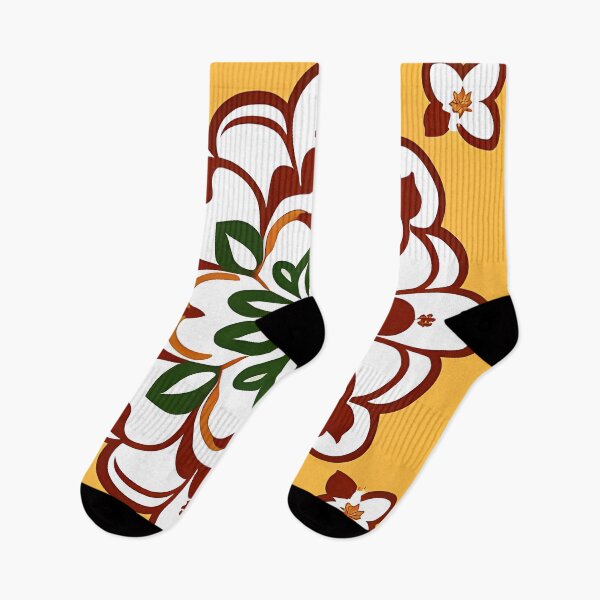 Item preview, Orange Floral Design designed and sold by CaptnShirts.