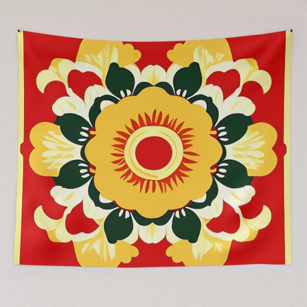 Item preview, Red and Yellow Floral designed and sold by CaptnShirts.