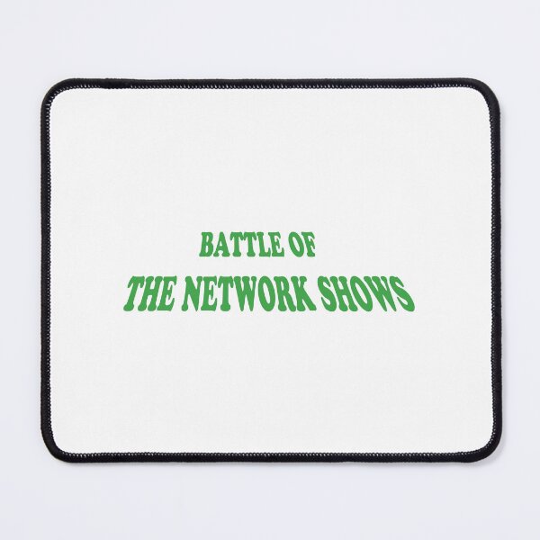 Item preview, Battle of the Network Shows Podcast Logo Green 5050 designed and sold by DewittlorraArts.