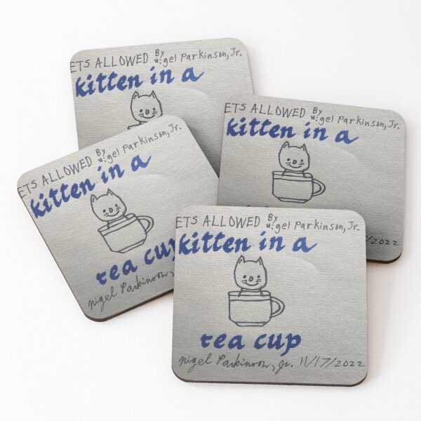 Item preview, Kitten in a Tea Cup designed and sold by Nigel Parkinson, Jr..