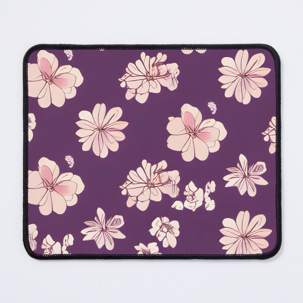 Item preview, Flores rosadas y moradas designed and sold by Liana Winslow.