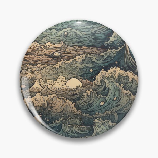Item preview, abstract ocean  designed and sold by technotaku.