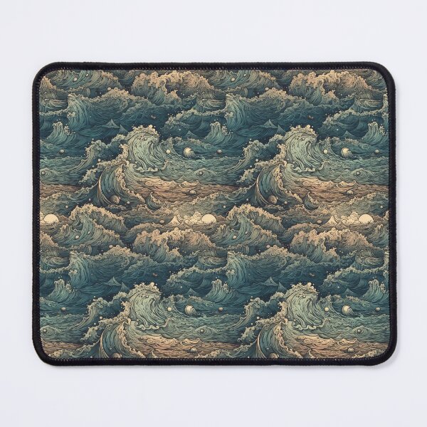 Item preview, abstract ocean designed and sold by technotaku.