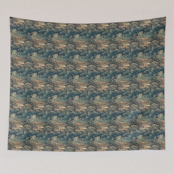 Item preview, abstract ocean  designed and sold by technotaku.