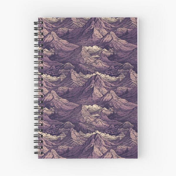 Item preview, infinite purple mountains  designed and sold by technotaku.