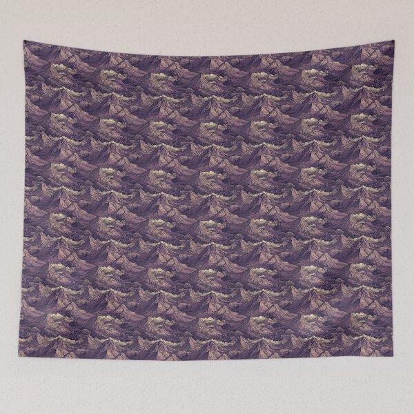 Item preview, infinite purple mountains  designed and sold by technotaku.