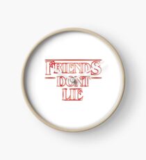 Friends Don't Lie: Stranger things sticker Clock
