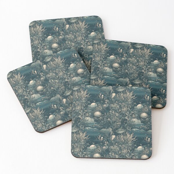 Item preview, abstract undersea pattern designed and sold by technotaku.