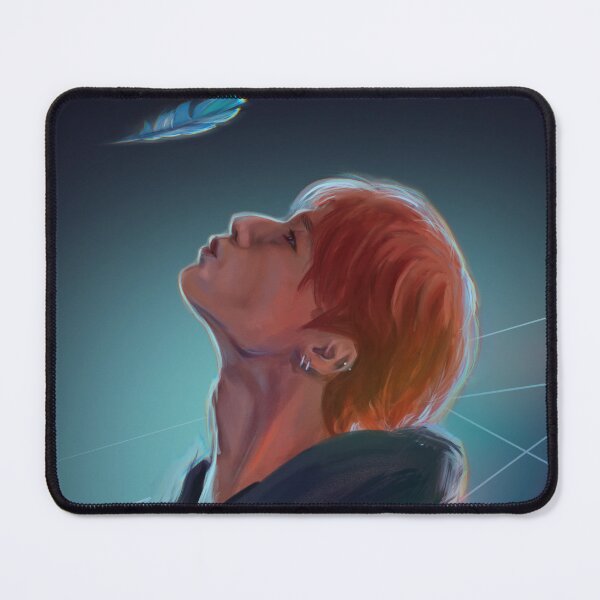 Item preview, Blue Feather Wooyoung designed and sold by izzlezart.