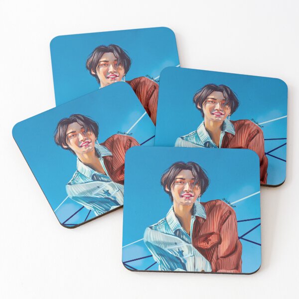 Item preview, Red-blue Seonghwa designed and sold by izzlezart.