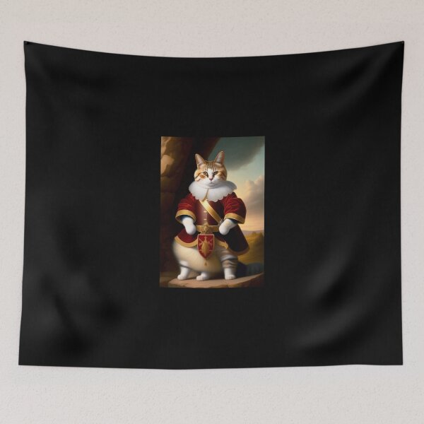 Item preview, Tabby cat king in ancestral outfit designed and sold by 3TFashion.