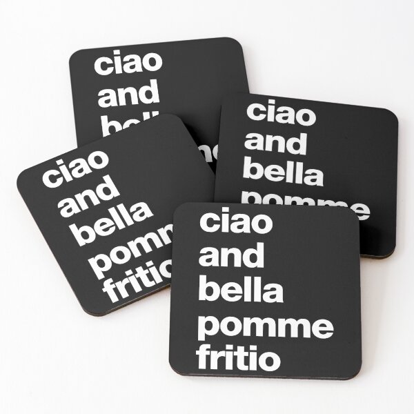 Item preview, ciao et bella pomme fritio classique designed and sold by CypresShirts.