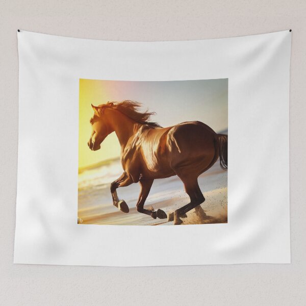 Item preview, un caballo corriendo en la playa designed and sold by walterbg2303.
