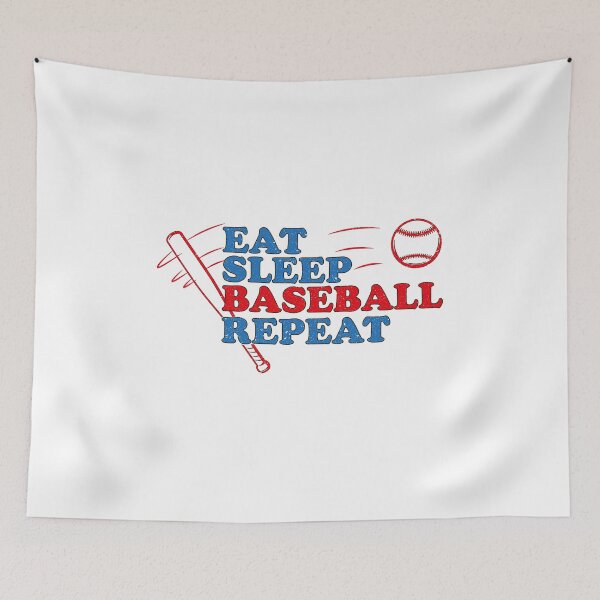 Item preview, Baseball, Eat sleep baseball repeat, sport designed and sold by Salamon65.