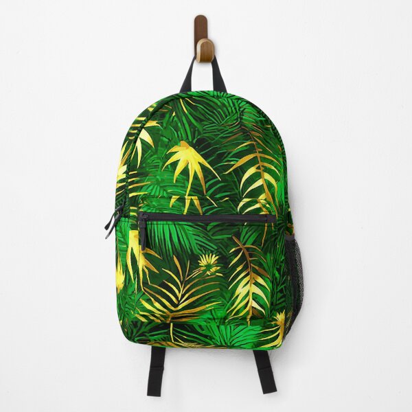 Item preview, Green and golden palm leaves designed and sold by Nikoleta Vukovic.