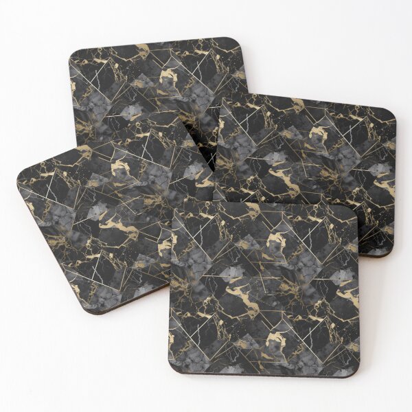 Item preview, Black gold marble designed and sold by Megsentric.