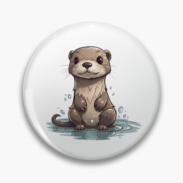 Item preview, Otterlicious: A Cartoon Otter's Aquatic Antics! designed and sold by Designs-By-Geli.