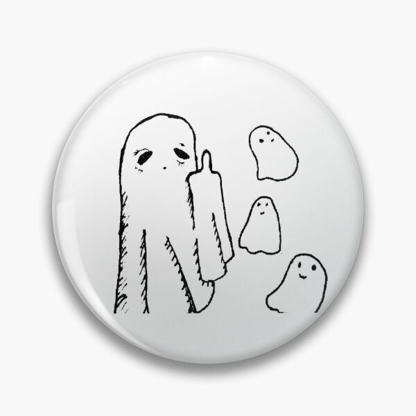 Item preview, ghosts, but ones flipping you off designed and sold by sketch-book-art.